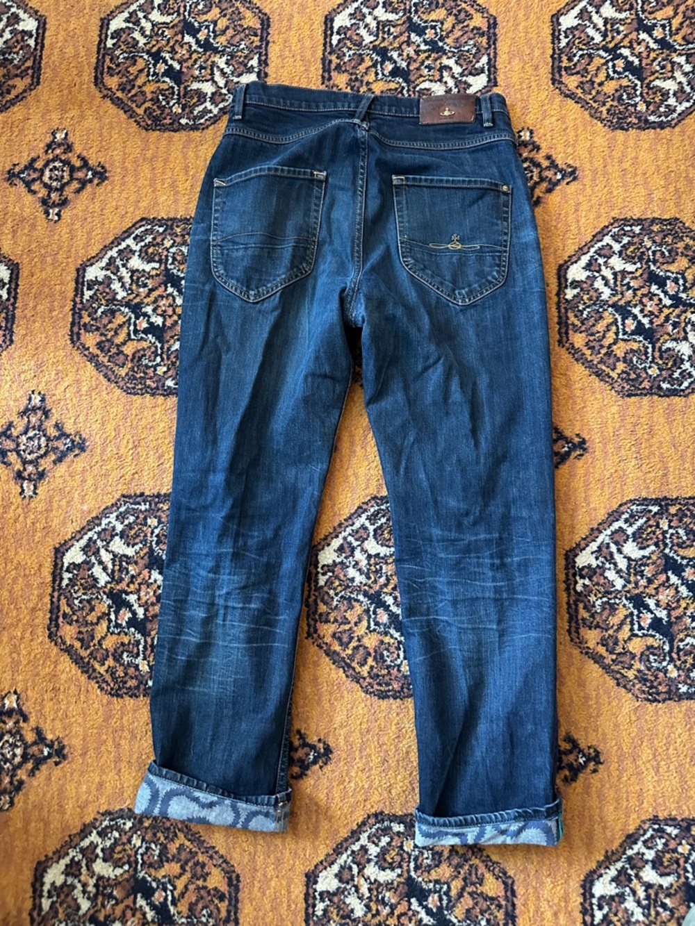 Vivienne Westwood Men's Indigo Straight Jeans - Picture 4 of 9